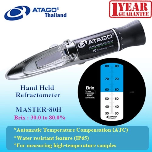 รูปสินค้า ATAGO MASTER-80H Refractometer เครื่องวัดความหวาน Brix 30-80%